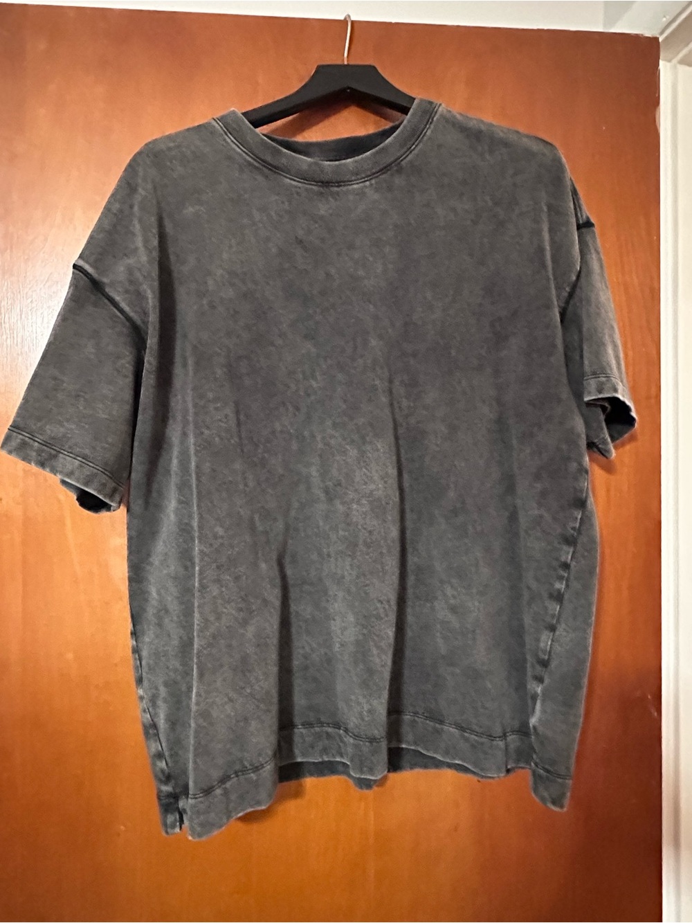 GAP Washed Charcoal Heavyweight Oversized T-Shirt